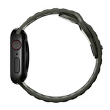Nomad Apple Watch 44/45/46mm/Apple Watch Ultra Sportsrem Askegrøn