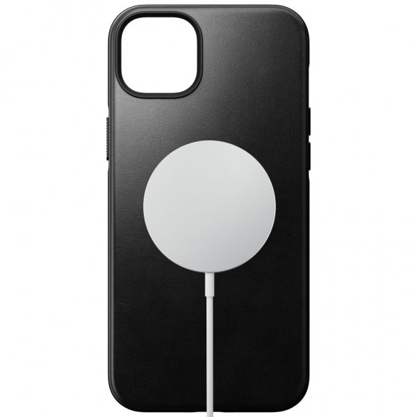 Nomad iPhone 14 Plus Cover Modern Leather Case Horween Sort