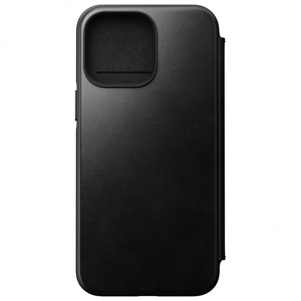 Nomad iPhone 14 Pro Max Cover Modern Læder Folio Horween Sort