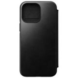 Nomad iPhone 14 Pro Max Cover Modern Læder Folio Horween Sort