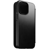 Nomad iPhone 14 Pro Max Cover Modern Læder Folio Horween Sort