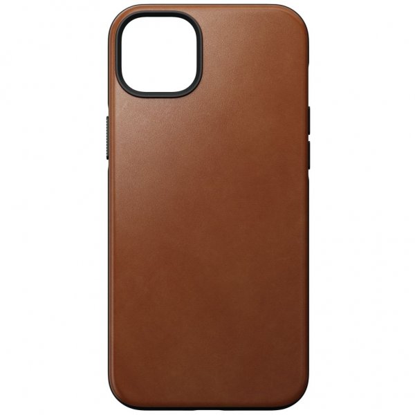 Nomad iPhone 14 Plus Cover Modern Leather Case English Tan