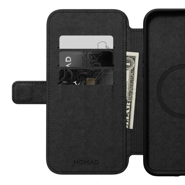 Nomad iPhone 14 Plus Cover Modern Leather Folio Sort