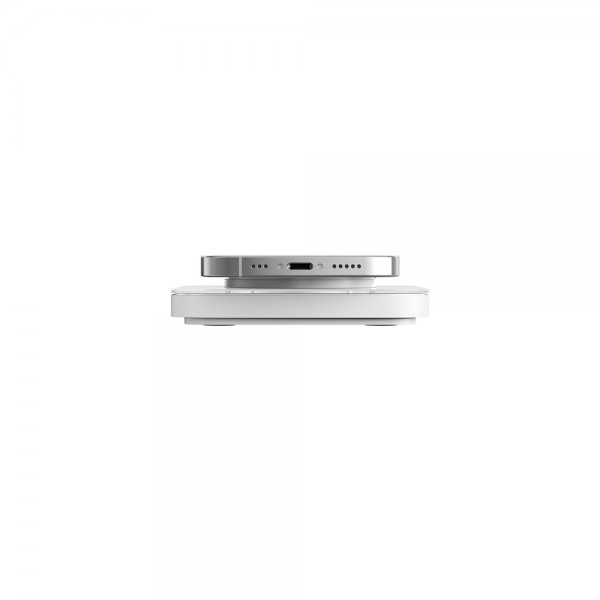 Nomad Trådløs Oplader Base Magnetic Charger Hvid