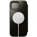 Nomad iPhone 16 Pro Max Cover Modern Leather Folio Horween Green Chrome
