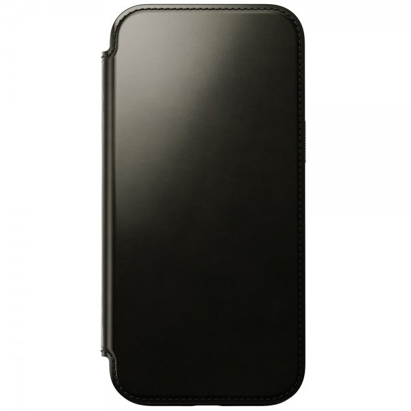 Nomad iPhone 16 Pro Max Cover Modern Leather Folio Horween Green Chrome