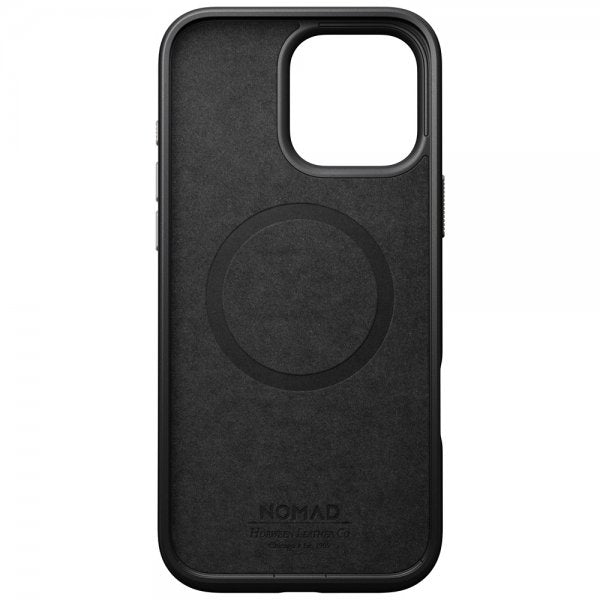 Nomad iPhone 16 Pro Max Cover Modern Leather Case Horween Green Chrome