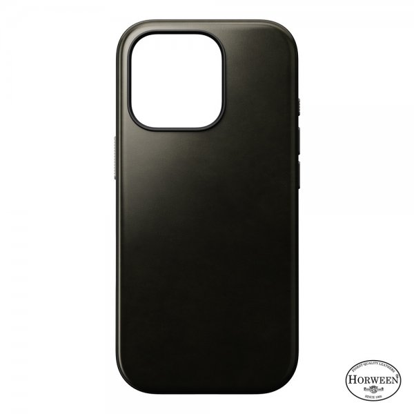 Nomad iPhone 16 Pro Cover Modern Læder Horween Green Chrome