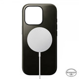 Nomad iPhone 16 Pro Cover Modern Læder Horween Green Chrome