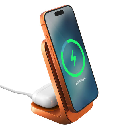 Nomad Stand One MagSafe-opladestation Stellar Orange