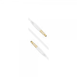 Fast kabel AUX 3.5mm 1m Hvid
