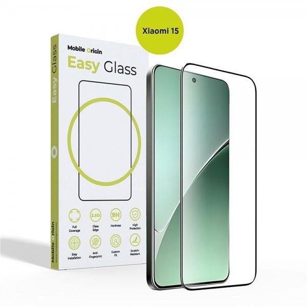 Mobile Origin Xiaomi 15 Skærmbeskytter EasyGlass