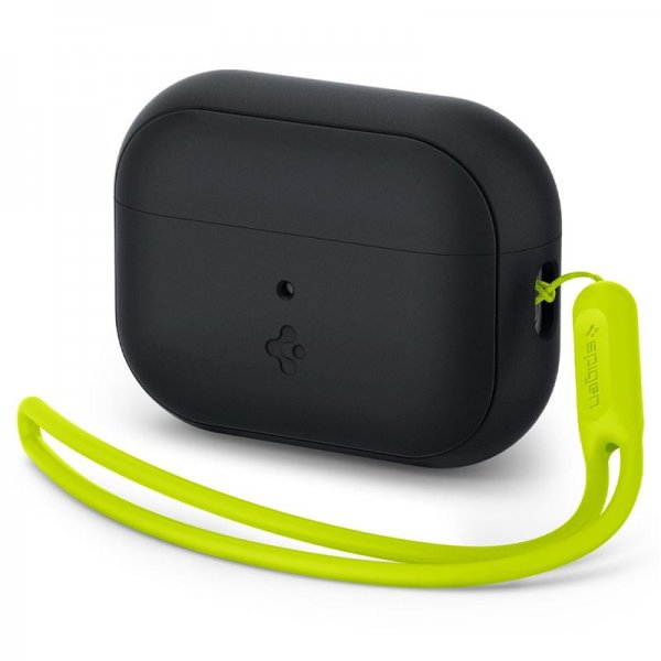 Spigen AirPods Pro 2 Skal Silicone Fit + Rem Sort