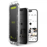 Ringke iPhone 16 Pro Skærmbeskyttelse Easy Slide Privacy 2-pak