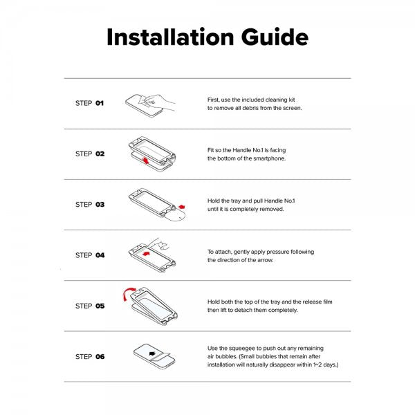 Ringke iPhone 16 Pro Skærmbeskyttelse Easy Slide Privacy 2-pak