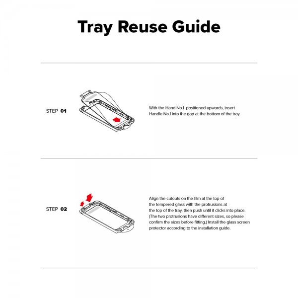 Ringke iPhone 16 Pro Skærmbeskyttelse Easy Slide Privacy 2-pak