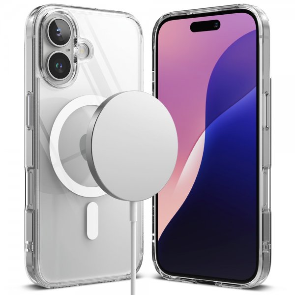 Ringke iPhone 16 Cover Fusion Magnetic Transparent