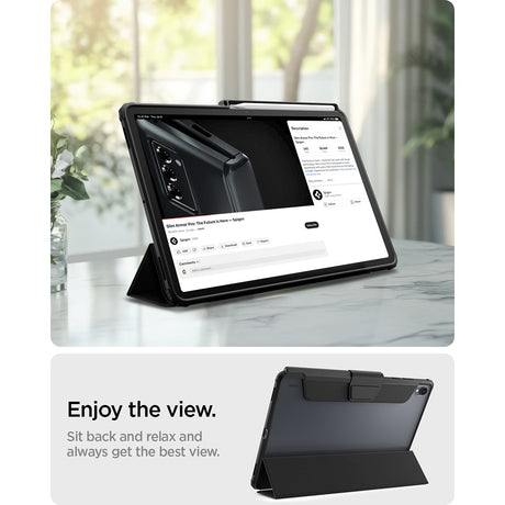 Spigen Samsung Galaxy Tab S12 Plus Etui Ultra Hybrid Sort