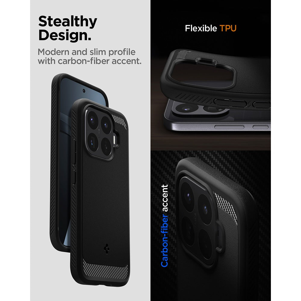 Spigen Xiaomi 17T Pro Cover Rugged Armor Matte Black