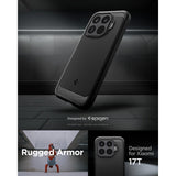 Spigen Xiaomi 17T Cover Rugged Armor Matte Black