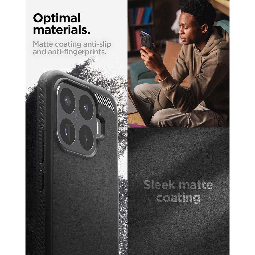 Spigen Xiaomi 17T Cover Rugged Armor Matte Black