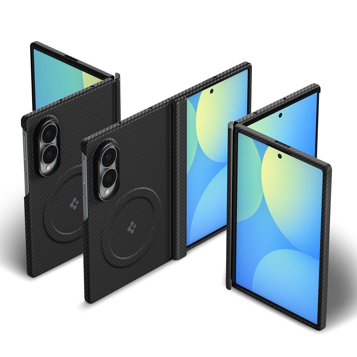 Spigen Samsung Galaxy Z Fold 8 Cover Air Skin Aramid MagFit Sort