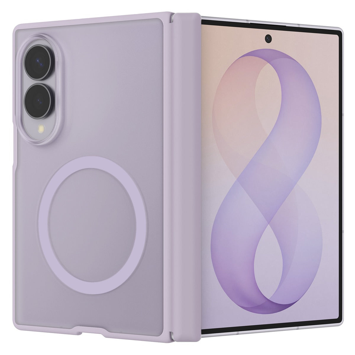 Spigen Samsung Galaxy Z Fold 8 Cover Air Skin Zero MagFit Frost Lavender