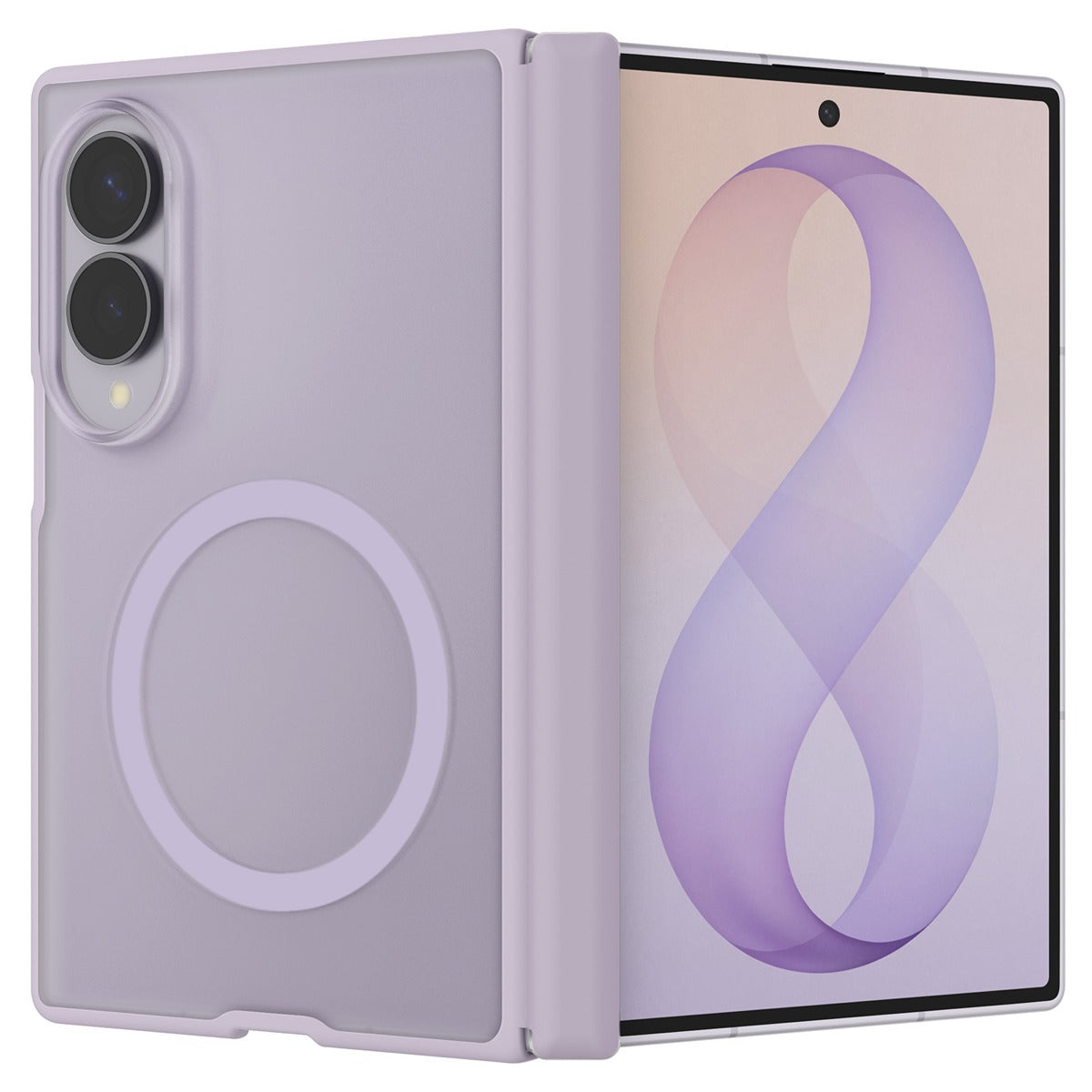 Spigen Samsung Galaxy Z Fold 8 Cover Air Skin Zero MagFit Frost Lavender