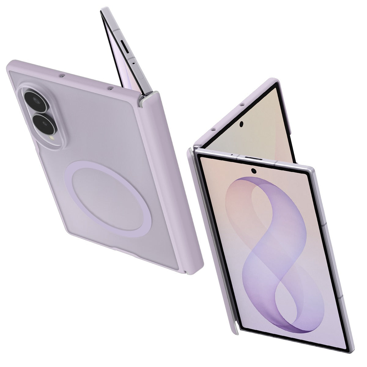 Spigen Samsung Galaxy Z Fold 8 Cover Air Skin Zero MagFit Frost Lavender
