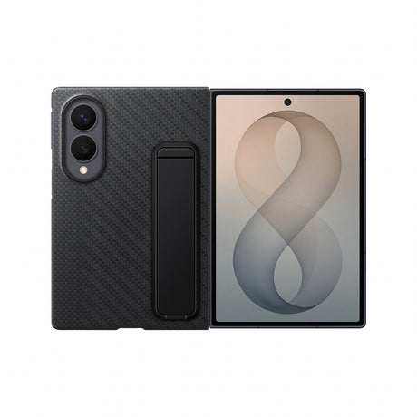 Samsung Original Samsung Galaxy Z Fold 8 Skal Carbon Standing Case Svart