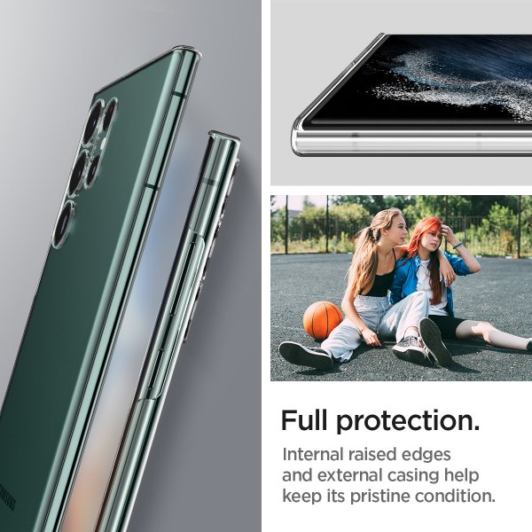 Spigen Samsung Galaxy S22 Ultra Cover AirSkin Crystal Clear