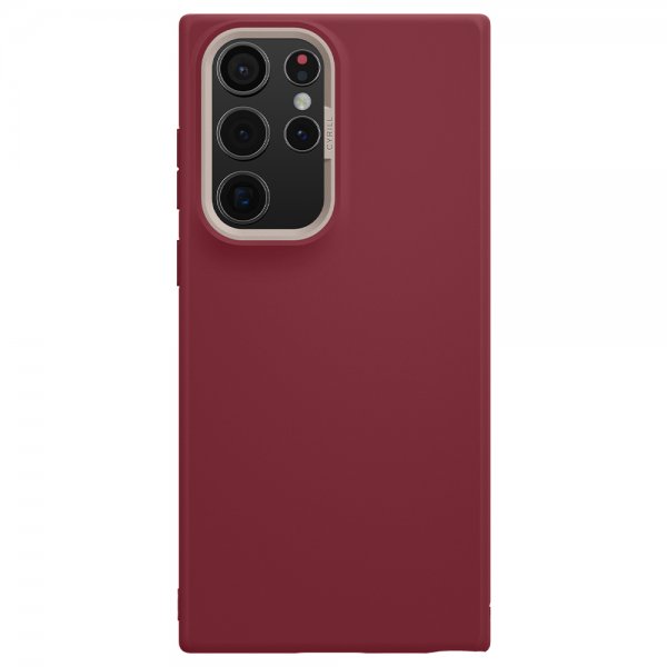 Cyrill Samsung Galaxy S22 Ultra Cover Color Brick Sangria