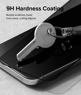 Ringke iPhone 15 Pro Max Skærmbeskytter Privacy Hærdet Glas Installationsramme