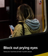 Ringke iPhone 15 Plus Skærmbeskytter Privacy Hærdet Glas Installationsjig