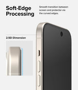 Ringke iPhone 15 Skærmbeskytter Privacy Tempered Glass Installation Jig