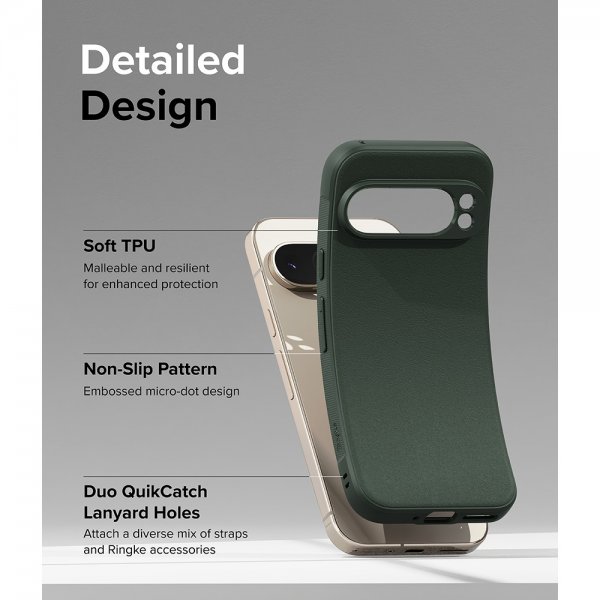 Ringke Google Pixel 9 Pro Cover Onyx Mørkegrøn