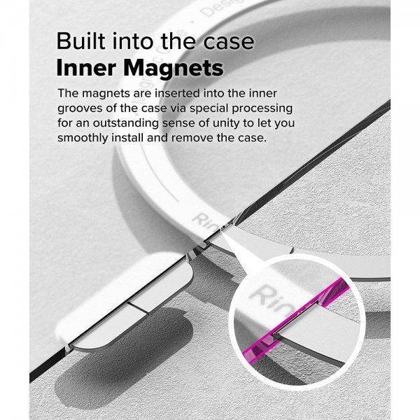 Ringke iPhone 16 Pro Max Cover Fusion Magnetic Matte Transparent