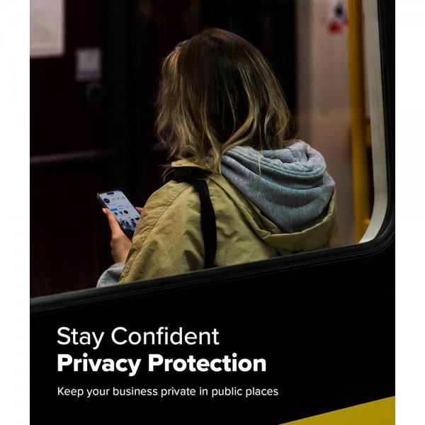 Ringke iPhone 16 Pro Max Skærmbeskyttelse Easy Slide Privacy 2-pak