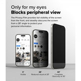 Ringke iPhone 16 Pro Max Skærmbeskyttelse Easy Slide Privacy 2-pak