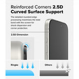 Ringke iPhone 16 Pro Max Skærmbeskyttelse Easy Slide Privacy 2-pak