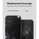 Ringke iPhone 16 Pro Max Skærmbeskyttelse Easy Slide Privacy 2-pak