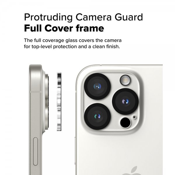 Ringke iPhone 16 Pro/16 Pro Max Kamera Beskyttelsesglas 2-pak