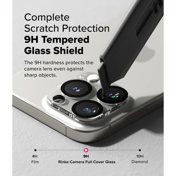 Ringke iPhone 16 Pro/16 Pro Max Kamera Beskyttelsesglas 2-pak