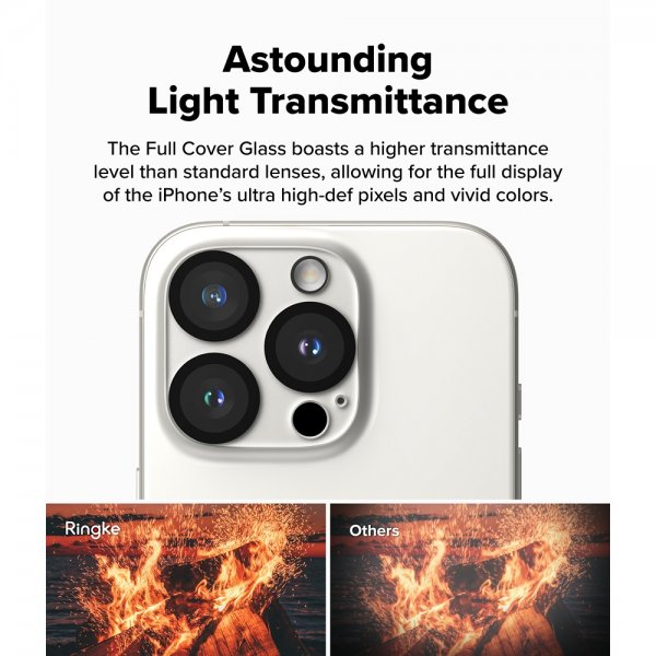 Ringke iPhone 16 Pro/16 Pro Max Kamera Beskyttelsesglas 2-pak