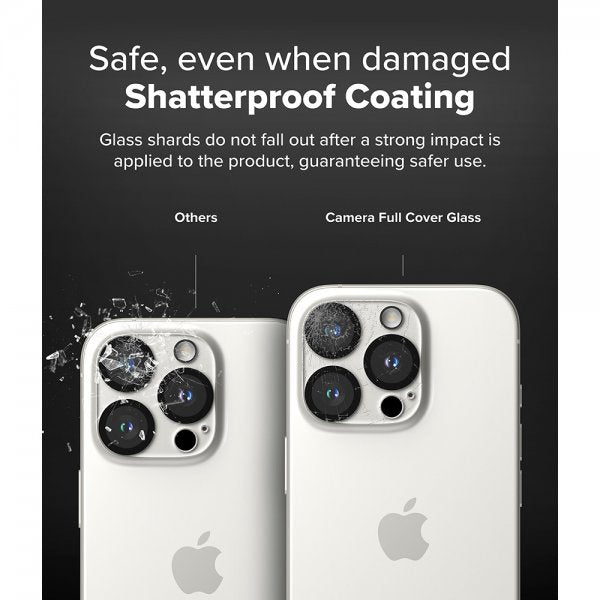 Ringke iPhone 16 Pro/16 Pro Max Kamera Beskyttelsesglas 2-pak