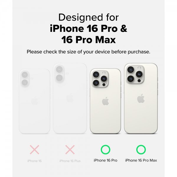 Ringke iPhone 16 Pro/16 Pro Max Kamera Beskyttelsesglas 2-pak