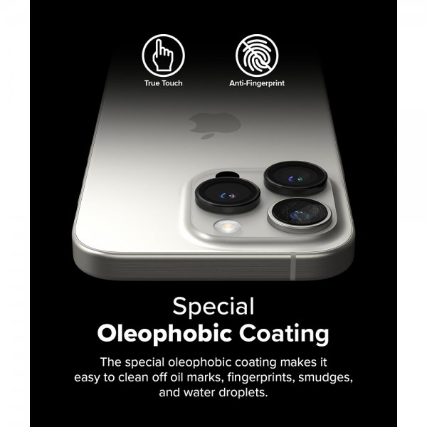 Ringke iPhone 16 Pro/iPhone 16 Pro Max Kamerabeskyttelse Kameralinse Ramme 2-pak