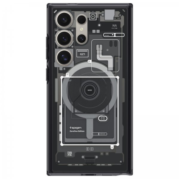 Spigen Samsung Galaxy S24 Ultra Cover Ultra Hybrid MagFit Zero One Sort