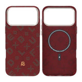iPhone 17 Pro Max Cover Aramidfiber MagSafe Tekst Rød