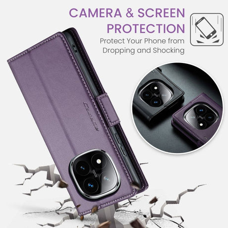 CaseMe Xiaomi Redmi Note 14 Pro 5G/14 Pro Plus 5G Etui 023 Series Lilla